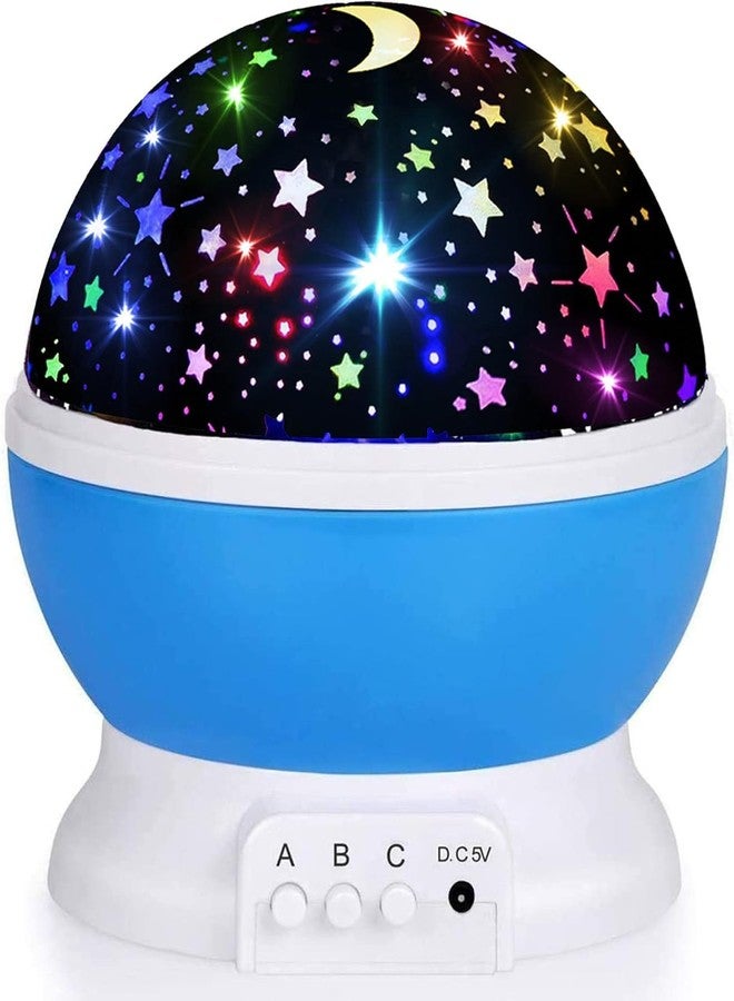 QIMIT Star Master Galaxy Night Projector Lamp Ceiling Led Light 360 Degree Rotating Colorful Lights Starry Space Projection Home Decoration Design, Gift for Kids Boy &Girl (Blue) - Image 1